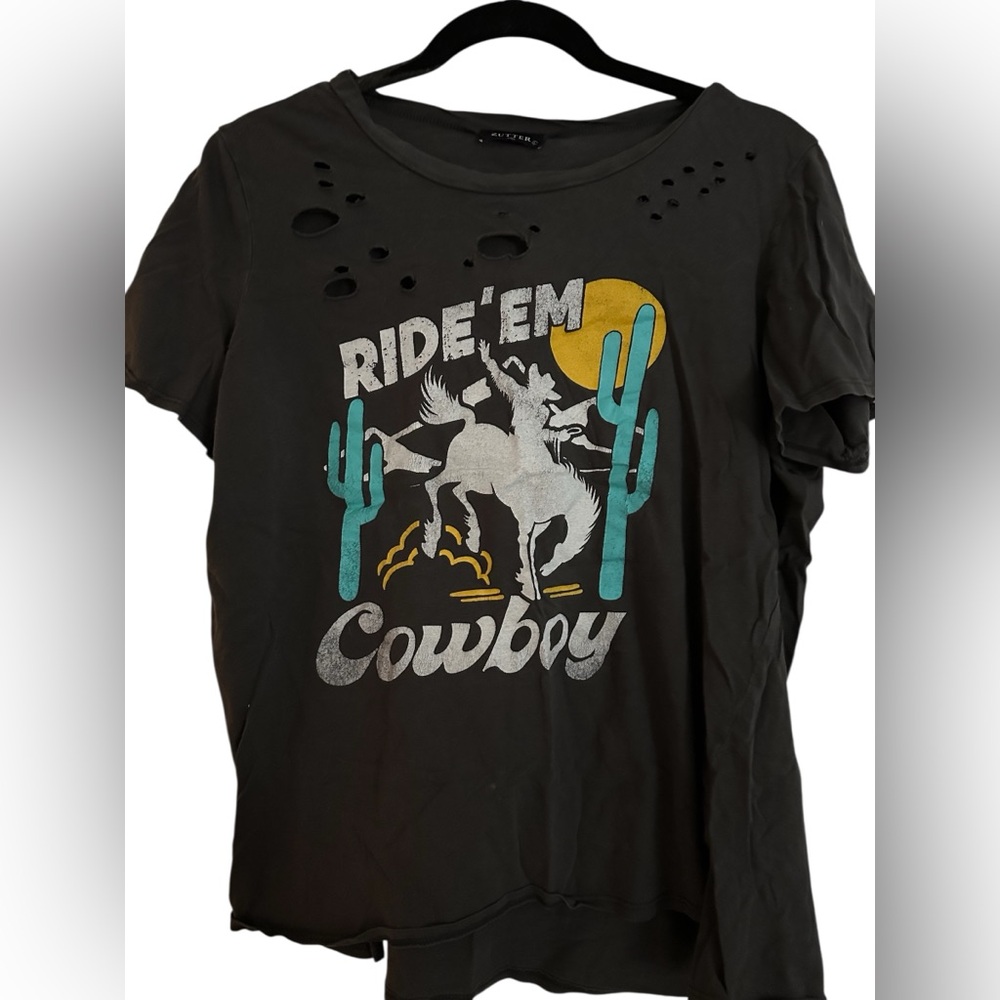 Cowboy‎ Graphic Tee - Black